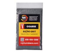 MJR Tumblers 1 LB Per Polish 60/90 Silicon Carbide Rock Refill Grit Abrasive Media Step 1 USA