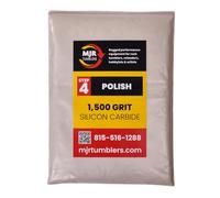 MJR Tumblers 1 LB Super Polish 1500 Silicon Carbide Rock Refill Grit Abrasive Media Final Step USA