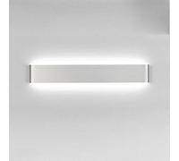 Mjsdjof Aluminum Metal Strip Wall Lamp, Modern LED Up and Down Lighting Wall Sconces, Silver Long Wall Lights, Nordic Minimalist Wall Light Fixtures for Bedside, Hallway, Stairwell