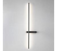 Mjsdjof Linear Brass Wall Light, Copper Long Strip Wall Sconce with Acrylic Shade, Modern LED Wall Lamp - 3 Color Mode, Bedside Wall Lights, Nordic Simple Wall Lamps for Hallway, Living Room