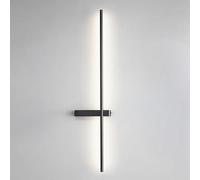 Mjsdjof Linear Brass Wall Light, Copper Long Strip Wall Sconce with Acrylic Shade, Modern LED Wall Lamp - 3 Color Mode, Bedside Wall Lights, Nordic Simple Wall Lamps for Hallway, Living Room