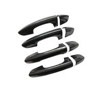 MJUHBGT Outside Door Handle Cover Compatible with for Edge for MK2 Endura for Edge 2015 2016 2017 2018 2019 2020 2021 Door Handle Cover Decoration Stickers Trim(4Handle No Keyhole)