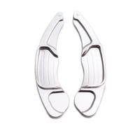 MJUHBGT Paddle shifters Compatible with for Mondeo 2013-2019 for Edge 2015 2016 2017 2018 2019 2pcs Aluminum Steering Wheel Shift Paddle Shifter Extension(Silver)