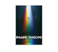 MJURHAI Evolve Imagine Dragons Posters Aesthetic Canvas Poster Room Vintage Poster Wall Art Cover Decor for Living Room Bed Room 24x36inch(60x90cm) Unframe-style