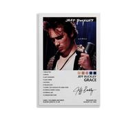 MJURHAI Jeff Buckley Poster Grace Album Cover Posters Aesthetic Canvas Poster Room Vintage Poster Wall Art Cover Decor for Living Room Bed Room 12x18inch(30x45cm) Unframe-style