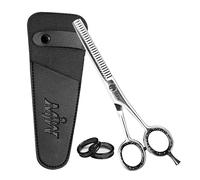MJW Hair Thinning Scissors - Stainless Steel Hair Cutting Teeth Shears, Professional Barber Hairdressing Blending Shears, Ideal Texturizing and Layering Scissors for Men and Women
