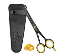 MJW Hair Thinning Scissors - Stainless Steel Hair Cutting Teeth Shears, Professional Barber Hairdressing Blending Shears, Ideal Texturizing and Layering Scissors for Men and Women