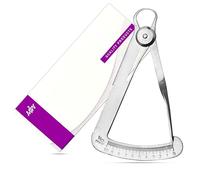 MJW Iwanson Dental Gauge - Stainless Steel 10mm Crown Measuring Caliper Autoclavable Triangular Thickness Measuring Tool for Oral Care