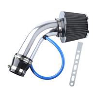 MJXTSUTH Car Air Intake Pipe for VW Passat B6 2005-2010,Aluminum Alloy Cold Air Pipe Flexible Duct Tube Modified Induction Kit Filter 76mm Accessories,A3-silver