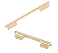 MJYDKBZ Cabinet Pulls Gold,Hole Spacing: 192mm 2 × Drawer Handles Modern Solid Aluminum Alloy | Anodized Surface Door Knobs T-Shaped Handle Full Length: 216-600 mm Fureiture Handles 192mm/7.6in