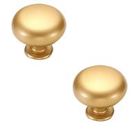 MJYDKBZ Drawer Handles Gold Matt, 2 Pack Furniture Handle Solid Aluminum Alloy | Anodized Surface, Kitchen Door Handles Hole Centers: 96-960mm Cupboard Handle Cabinet Pulls Wardrobe Pulls Single Hole