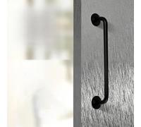 MJYDKBZ Kitchen Handles Black, 2 Pack Furniture Handle Solid Aluminum Alloy