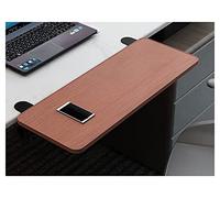 MJZYP Keyboard Stand, Desk Extender Tray, Ergonomics Clamp Keyboard Tray and Mouse Platform, Clamp-on Keyboard Extension Platform, Foldable Tray for Elbow Rest Desk Arm Support C,65 * 25CM