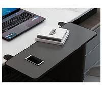 MJZYP Keyboard Stand, Desk Extender Tray, Ergonomics Clamp Keyboard Tray and Mouse Platform, Clamp-on Keyboard Extension Platform, Foldable Tray for Elbow Rest Desk Arm Support E,65 * 25CM