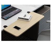 MJZYP Keyboard Stand, Desk Extender Tray, Ergonomics Clamp Keyboard Tray and Mouse Platform, Clamp-on Keyboard Extension Platform, Foldable Tray for Elbow Rest Desk Arm Support D,65 * 25CM