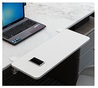 MJZYP Keyboard Stand, Desk Extender Tray, Ergonomics Clamp Keyboard Tray and Mouse Platform, Clamp-on Keyboard Extension Platform, Foldable Tray for Elbow Rest Desk Arm Support A,52 * 25CM