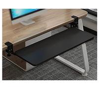 MJZYP Under Desk Keyboard Tray, Sliding Platform for Keyboard and Mouse, Ergonomics Clamp Keyboard Tray and Mouse Platform, Under Desk Pull-Out Drawer, Desk Extender C,75 * 25cm