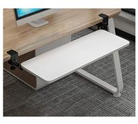 MJZYP Under Desk Keyboard Tray, Sliding Platform for Keyboard and Mouse, Ergonomics Clamp Keyboard Tray and Mouse Platform, Under Desk Pull-Out Drawer, Desk Extender A,75 * 25cm