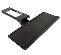 MJZYP Wall mounted adjustable mouse and keyboard bracket, wall mounted keyboard bracket, keyboard arm tray, Under Desk Keyboard Shelf Sliding Slide 65x25cm