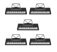 MK-1000 54-Key Portable Keyboard by Gear4music 5 Pack
