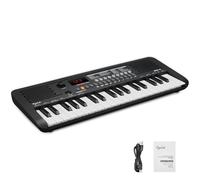 MK-2 37 Key Mini Keyboard Piano, POGOLAB Kids Keyboard Piano with 40 Song/200 Sound/200 Rhythm, MIDI Function, LED Display, Dual Speaker, Portable Electronic Keyboards for Beginner/Adult Travel, Black