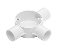 Mk 25mm White Inspection Tee