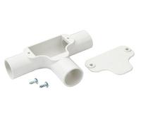 Mk 25mm White Inspection Tee