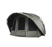 MK-Angelsport Fort Knox 2-Man Fishing Tent - Waterproof, Storm Resistant, Darkened Bivvy for Professional Anglers with Optimal Ventilation Through Mosquito Nets