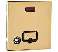 MK Aspect K24978 BSS B K24978PBRB 13A Double Pole Connection Unit with Neon and Flex