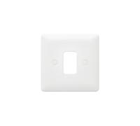 MK Base MB3631WHI White Moulded 1G Grid Front Plate