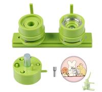 MK.Bear Button Maker Mold, 1.25 inch/32mm, Plastic, Interchangeable, Buttons, 1 piece