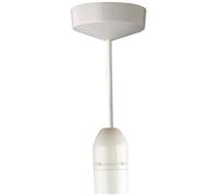 MK Ceiling Accessories 1146 WHI Plug and Shockguard Pendant Set White