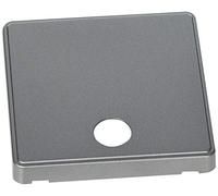 MK Dimensions 1 Gang 25A Connection Unit Flex Outlet Dark Silver Synthetic Finish Frontplate