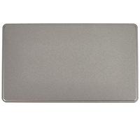 MK Dimensions 2 Gang Dark Silver Synthetic Finish Blank Frontplate
