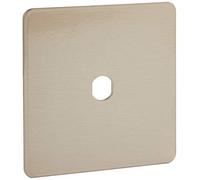 MK Edge K14431LBS One Module Grid Plus Frontplate Lacquered - Brushed Steel