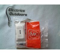 MK Electric Grid Plus 20 AMP DP Emergency Lighting Secret Key White Switch Module