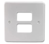 MK Electric K3632WHI Logic Grid Plus 2 Modual Switchplate