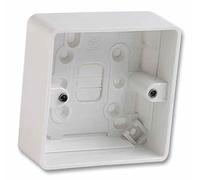MK Electric Link 1 Gang 16mm Square Moulded Flush Box