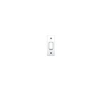 MK (ELECTRIC) Logic Plus 1 Gang 10 AMP SP Two Way Flush Architrave Switch, White, K4841WHI