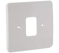 MK (ELECTRIC) Logic Plus 1 Module Grid Plus Front Plate, White