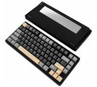 MK INKY75 Mechanical Keyboard with Full Aluminum Wireless Mechanical Gaming Keyboard, 75% Layout Mechanical Keyboard BT/2.4G/USB-C,Hot Swappable, Creamy Sounding, RGB/PP/4000mAh(Raven Black)