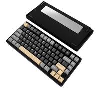 MK INKY75 Mechanical Keyboard with Full Aluminum Wireless Mechanical Gaming Keyboard, 75% Layout Mechanical Keyboard BT/2.4G/USB-C,Hot Swappable, Creamy Sounding, RGB/PP/4000mAh(Raven Black)