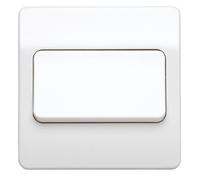 MK K4781WHI 1-Gang Single-Pole 2-Way Wide Rocker Switch, K4781 WHI