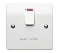 Mk K5423WHWHI 20A Double Pole Switch Marked Water Heater