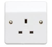 MK K780WHI 13 amp 1-Gang Socket, Standard White