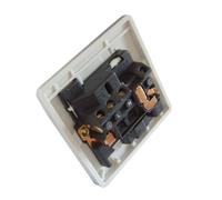 MK Logic Plus 2 X K2757 WHI 13A Double Pole Switchsocket, 1 Gang