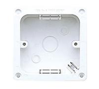 MK Logic Plus K2061WHI White Moulded 1 Gang 45mm Flange Box