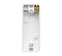 MK Logic Plus K2151WHI White Moulded 1 Gang Architrave Surface Pattress Box