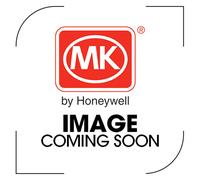 MK Logic Plus K3561WHI White Moulded 2G TV/FM/SAT Triplexer with Telephone Secondary Outlet