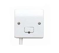 MK Logic Plus Unswitched Connection Unit With Flex Outlet 13A White